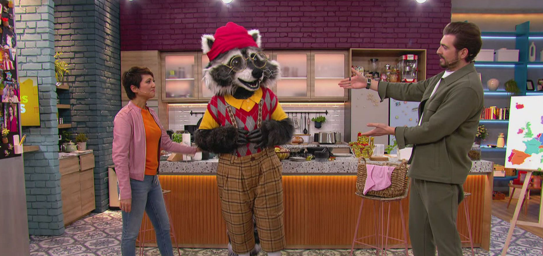 Der Waschbär bei "Volles Haus!"