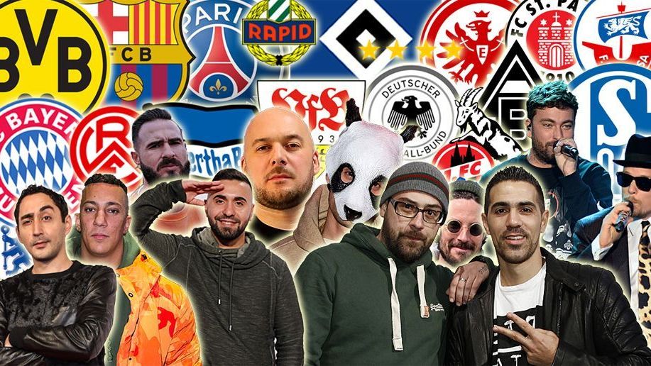 <strong style="">Das sind die Lieblingsvereine der deutschen Rapper<br></strong>Von Rot-Weiss Essen über den FC Schalke 04 bis Paris Saint-Germain - alles ist vertreten. Dabei greifen wir auf die Instagram-Accounts der Musiker zurück und versorgen euch mit passenden Bildern, Textpassagen und Anekdoten. <strong><em>ran</em></strong> stellt die Lieblingsvereine einiger Deutschrapper vor.