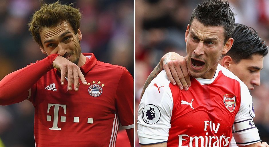 
                <strong>Linker Innenverteidiger: Mats Hummels vs. Laurent Koscielny</strong><br>
                Schon in den ersten Monaten nach seiner Rückkehr hat sich der gebürtige Münchner zu einer unverzichtbaren Größe gemausert. Arsenals Abwehrchef und Kapitän glänzt derweil als Teilzeitarbeiter: In Premier League und Champions League hat der Franzose noch keine Sekunde verpasst, in FA Cup und League Cup setzt er aus. Dieses Duell endet mit einem Unentschieden - 4:1.
              