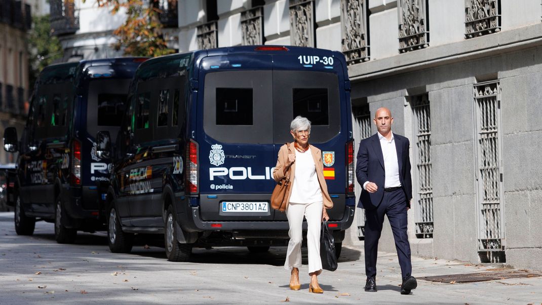 Luis Rubiales kurz vor dem Prozess gegen ihn in Madrid.
