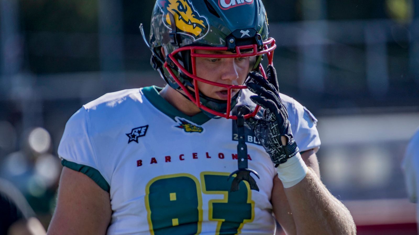 
                <strong>Igor Maslanka (Panthers - Dragons - Guards)</strong><br>
                Der slowakische Tight End ist ein Spätstarter und hatte erst vor fünf Jahren mit dem American Football begonnen. Die erste ELF-Saison verbrachte er bei den Panthers Wroclaw. Im Herbst 2021 nahm er am NFL International Combine teil, wechselte danach zu den Barcelona Dragons. 2023 wird er für das neu gegründete Schweizer-Team Helvetic Guards aktiv sein.
              