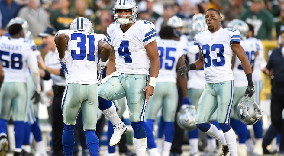 
                <strong>3. Dallas Cowboys (5:1)</strong><br>
                Die Frage dürfte schnell beantwortet sein und die Antwort kann nur Dak Prescott lauten. Was der Quarterback in Kombination mit Running Back Zeke Elliott anstellt, ist beeindruckend. Fünf Siege am Stück sprechen für den Rookie - und gegen Tony Romo als Nummer 1. Jetzt dürfen die Cowboys eh erstmal die Beine hochlegen. Bye Week ist angesagt. Dürfte den Cowboys aber bei dem Lauf gar nicht recht sein.
              