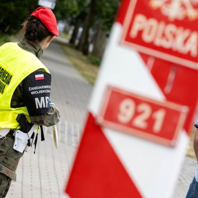 Kontrollen an der deutsch-polnischen Grenze - Ahlbeck