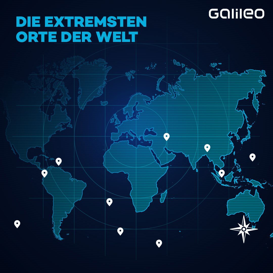 Das sind die extremsten Orte der Welt.