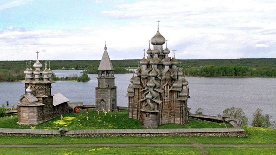 Sie gilt als eine der schönsten orthodoxen Kirchen in Russland: die Verklärungskirche auf der Insel Kischi