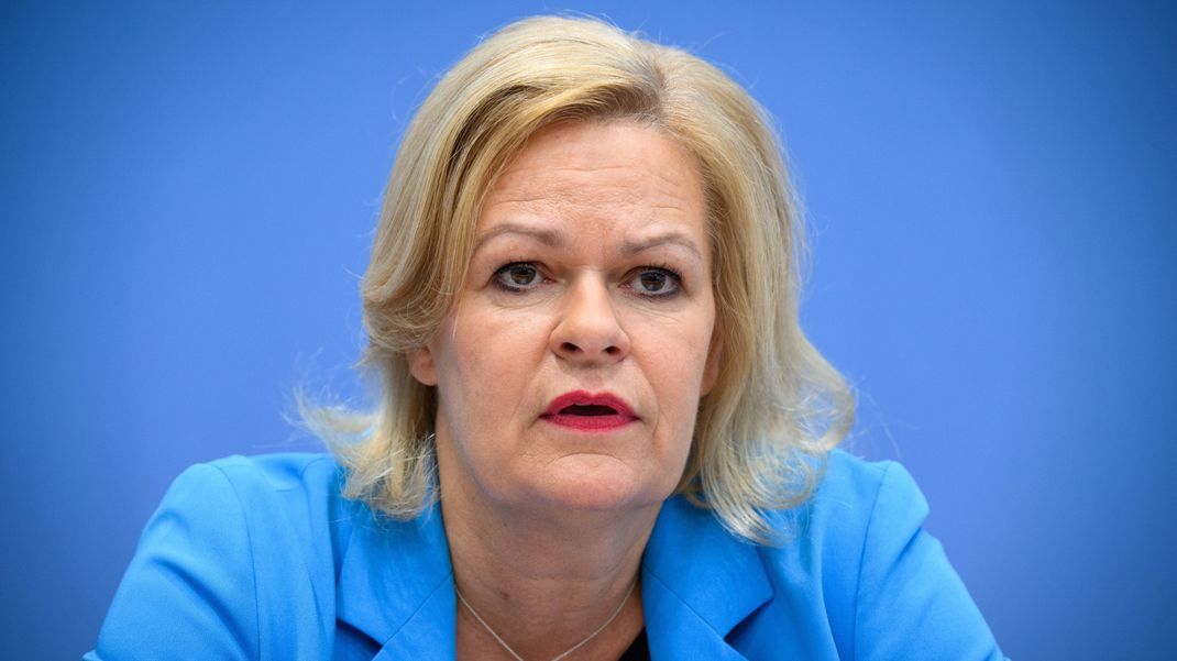 Nancy Faeser (SPD), Bundesministerin für Inneres und Heimat, wird von der Union kritisiert.