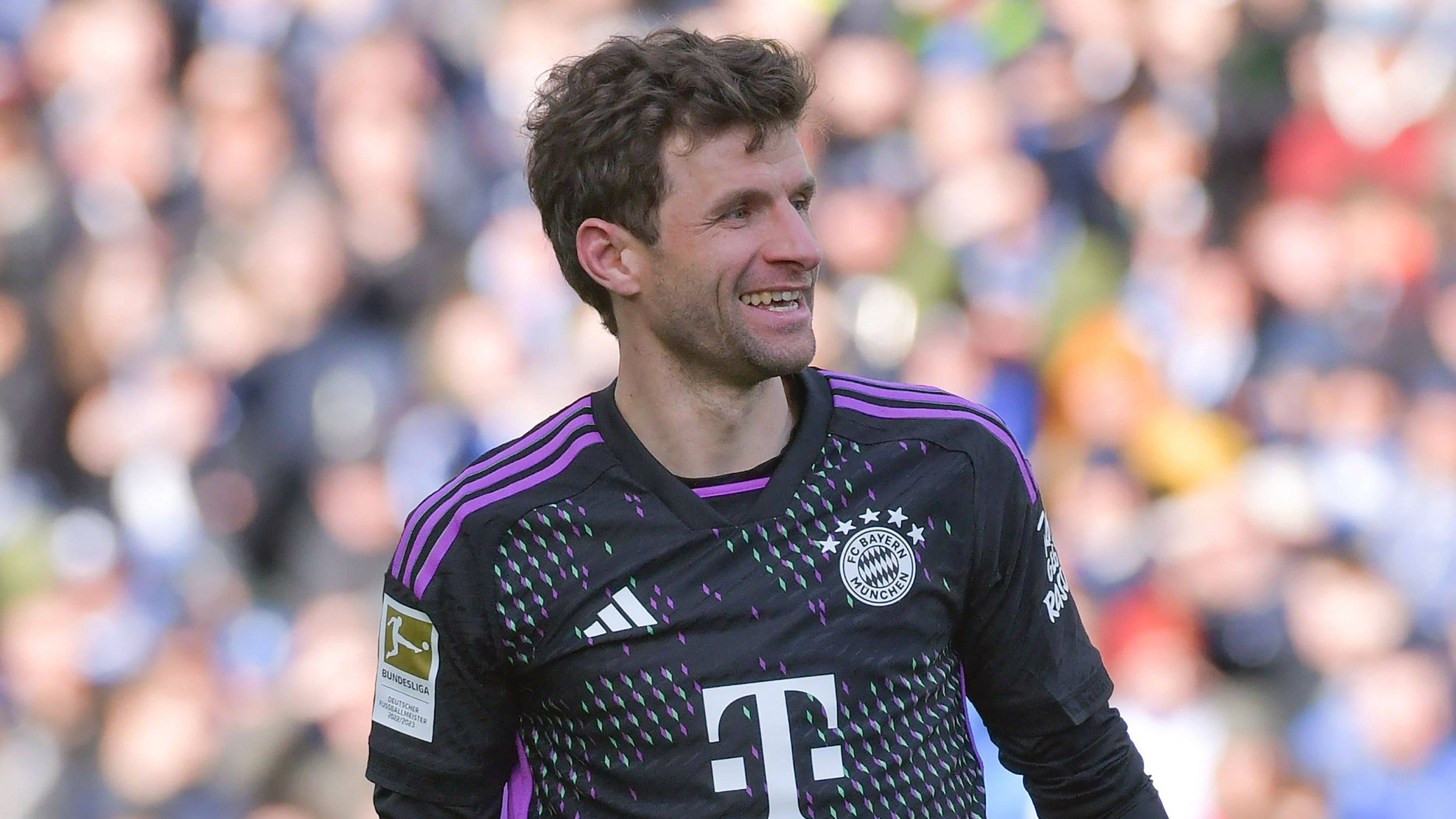 <strong>Platz 2: Thomas Müller</strong><br>• Pflichtspiel-Einsätze für den FC Bayern: 699<br>• Pflichtspiel-Tore: 239