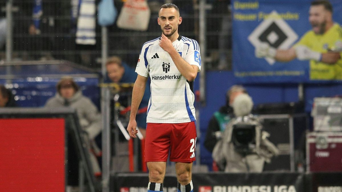 Lucas Perrin beim HSV