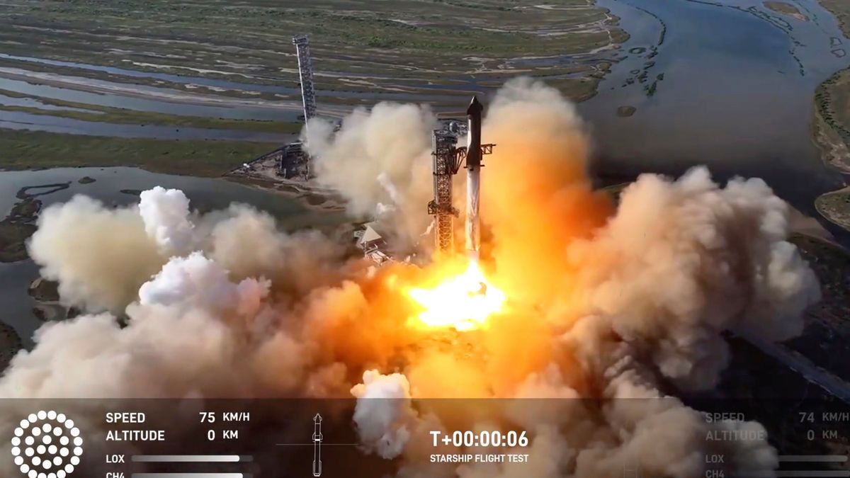 Die "Starship"-Rakete von SpaceX soll eines Tages Menschen zum Mars bringen.