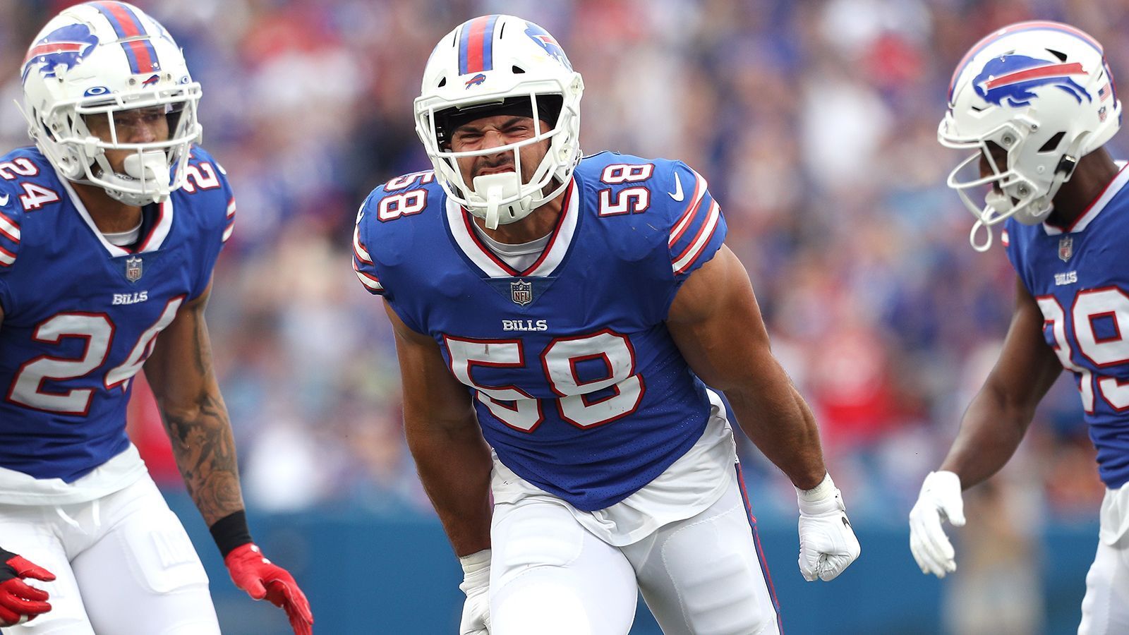 
                <strong>Matt Milano (LB, Buffalo Bills)</strong><br>
                Die Defensivabteilung der Buffalo Bills rangiert nach vier Spielen in vielen Kategorien ganz weit oben. Ein Grund: Matt Milano. Der Linebacker erhielt in der Offseason eine Vertragsverlängerung, die ihm über vier Jahre bis zu 41 Millionen US-Dollar einspielen kann und bisher ist er jeden Cent wert. Die Bills setzen Milano sehr variabel ein, der 27-Jährige kommt bisher auf 19 Tackles, acht Pressures und einen Sack. In der Passverteidigung brilliert er. Zehn Targets flogen in seine Deckung, er erlaubte sechs Catches für 42 Yards. 
              