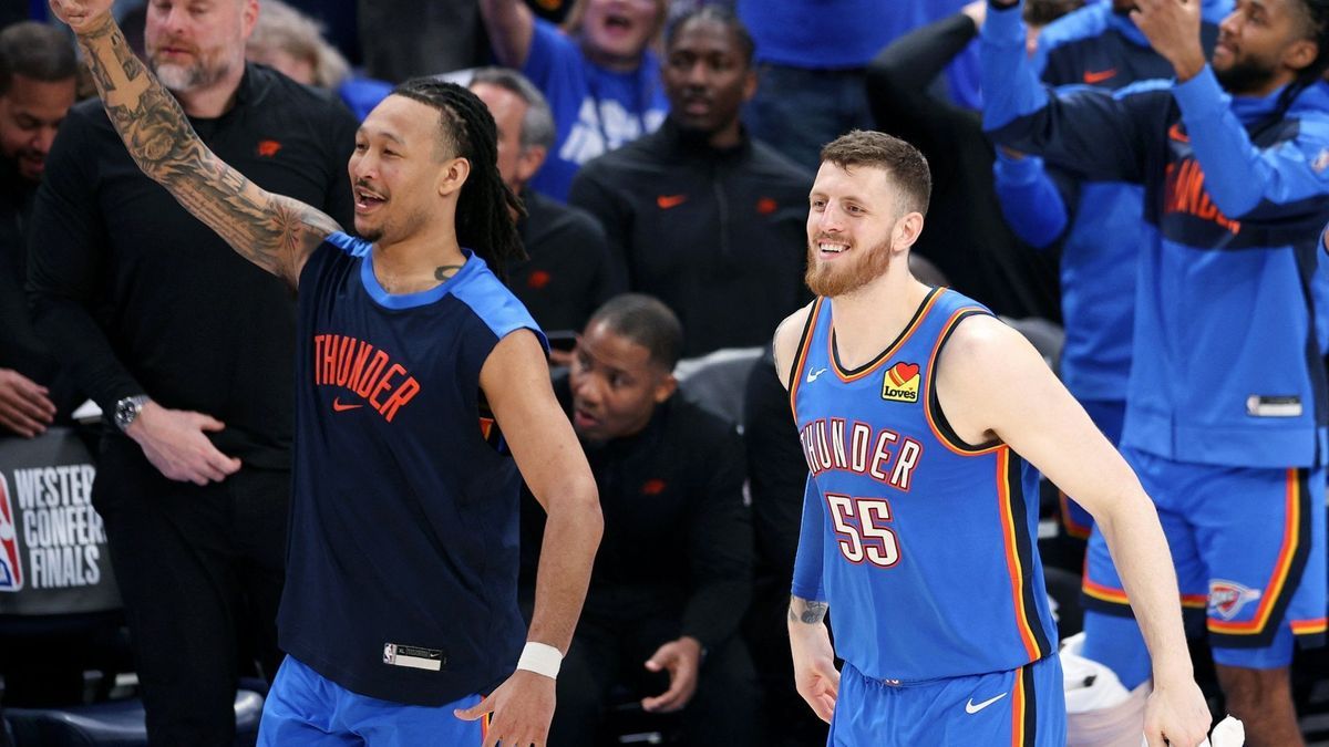 Seit 2024 spielt Hartenstein (r.) für OKC