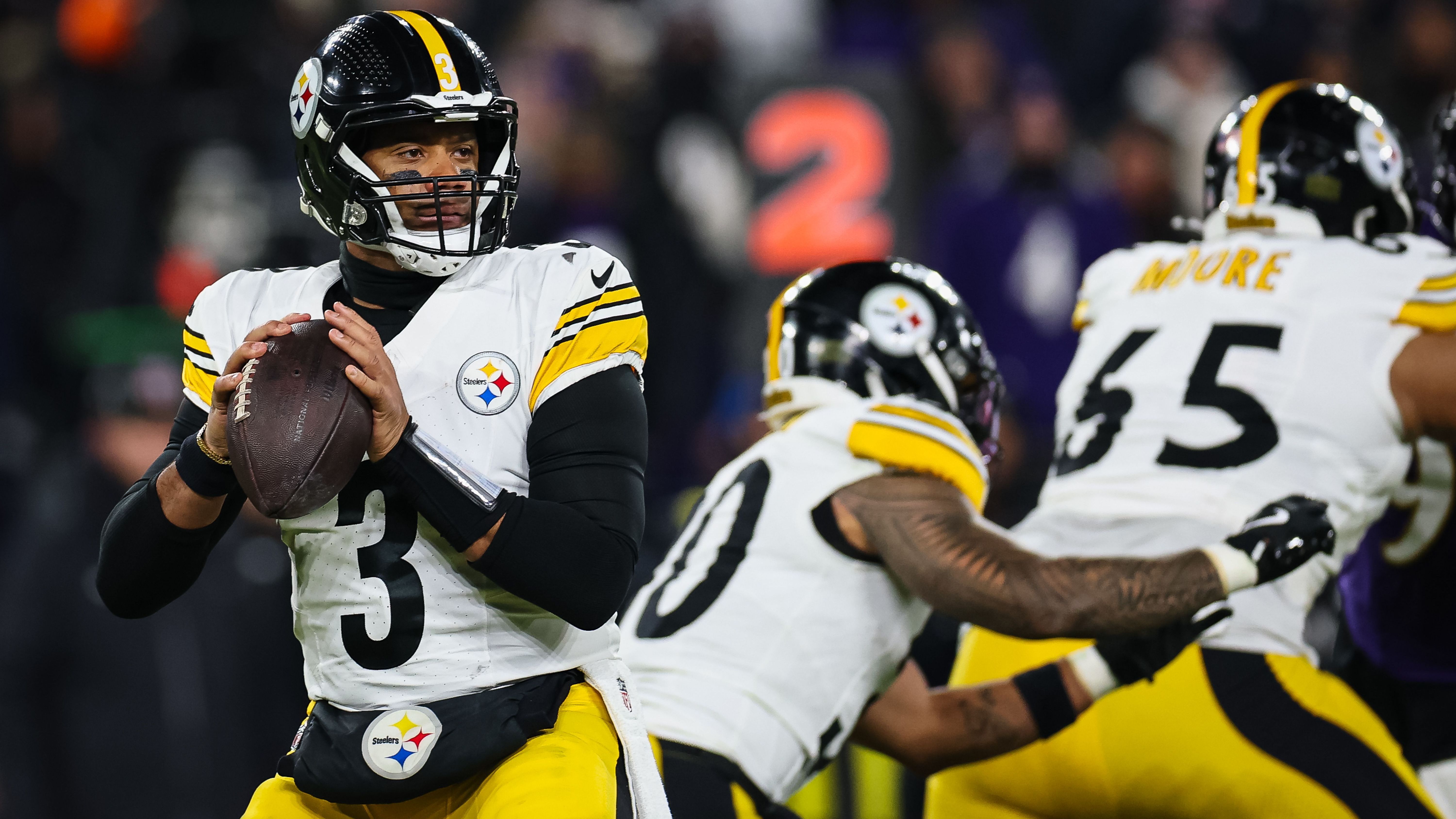 <strong>Passing Yards</strong><br>1. Matthew Stafford: 59.809 Passing Yards<br>2. Russell Wilson (im Bild): 46.135 Passing Yards<br>3. Joe Flacco: 45.697 Passing Yards