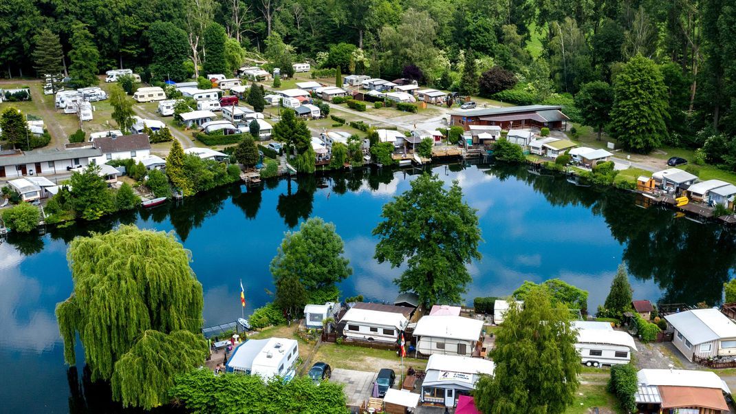 Campingplatz am Birkensee: Hier treffen sich Kurzurlauber und Dauercamper im Grünen.