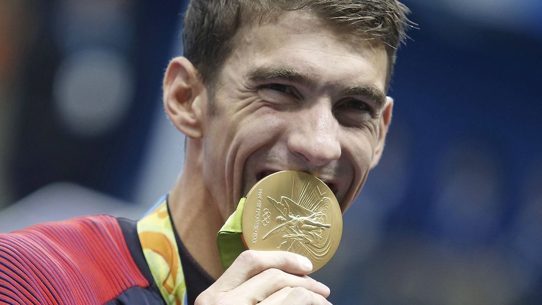 Michael Phelps hält aktuell den Rekord für die meisten Goldmedaillen der Olympischen Spiele.
