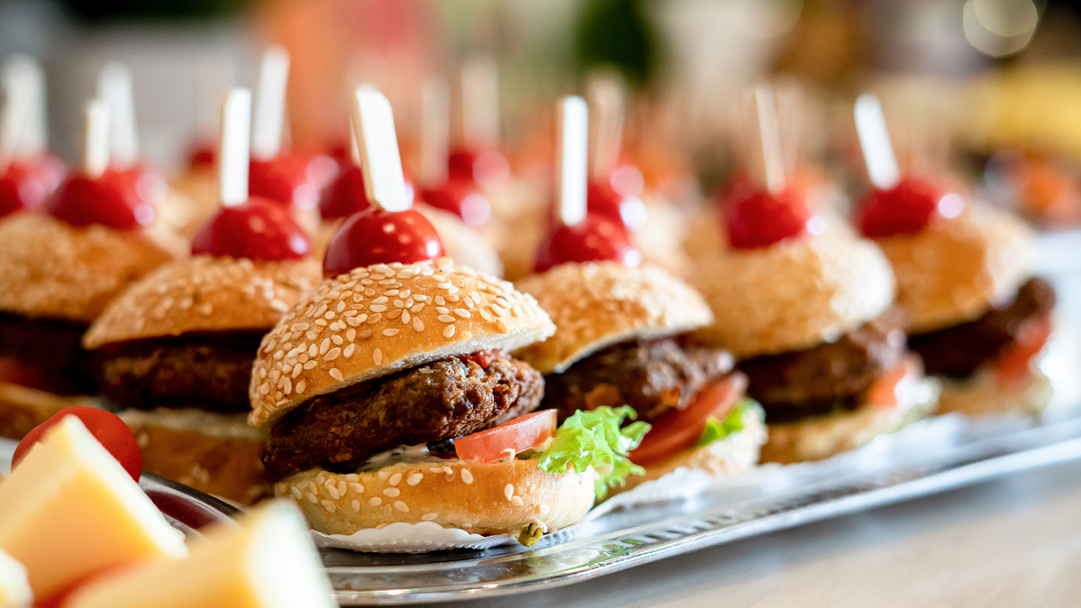 Mini-Burger-Spieße