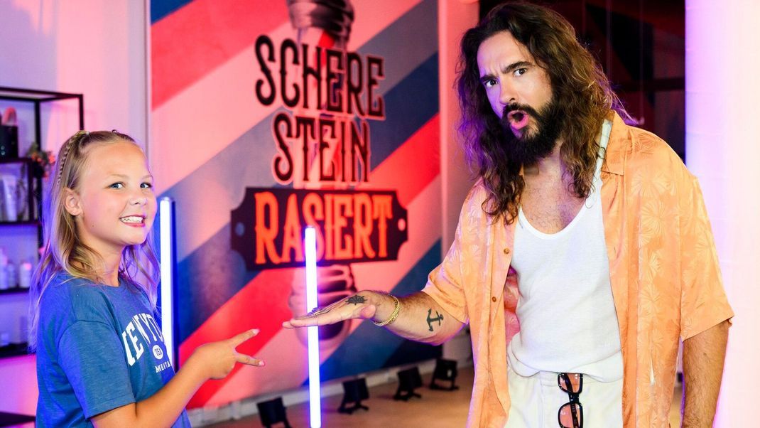 Tom Kaulitz und Show-Erfinderin Mia in "Die Superduper Show" 2024