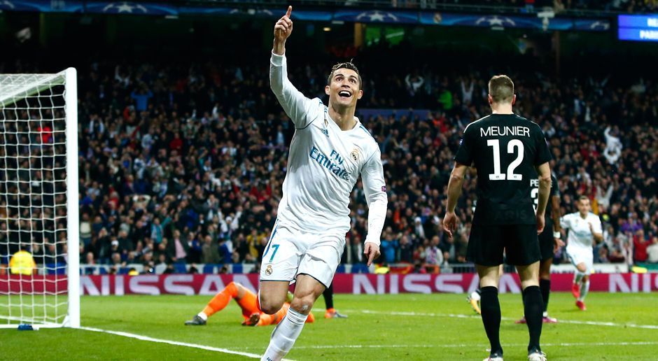 
                <strong>Cristiano Ronaldo stellt Champions-League-Rekord ein</strong><br>
                Mit seinem Tor beim 2:1 im Achtelfinal-Rückspiel der Königsklasse bei Paris St. Germain stellte Cristiano Ronaldo einen Champions-League-Rekord von Ruud van Nistelrooy aus der Saison 2002/2003 ein - denn der Portugiese traf in neun aufeinanderfolgenden Partien der Königsklasse. Und erzielte dabei 14 Tore - der Niederländer kam damals "nur" auf 12 Treffer. 
              