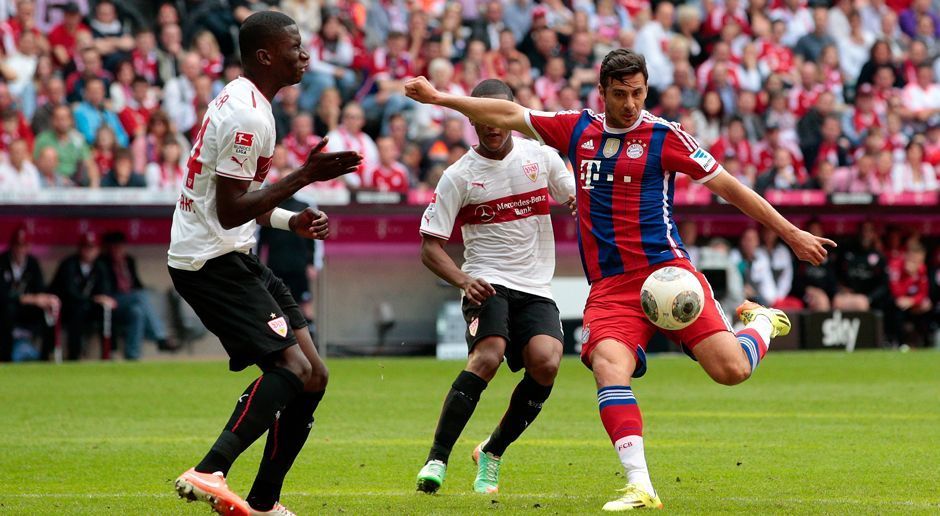 
                <strong>34. Bundesliga-Spieltag (Saison 2013/2014)</strong><br>
                FC Bayern München vs. VfB Stuttgart 1:0; 34. Spieltag 2013/2014: Auch beim zweiten Aufeinandertreffen mussten die Stuttgarter einen späten Treffer hinnehmen - wieder in der 92. Minute. Dieses Mal erzielte Claudio Pizarro das entscheidene Tor.
              