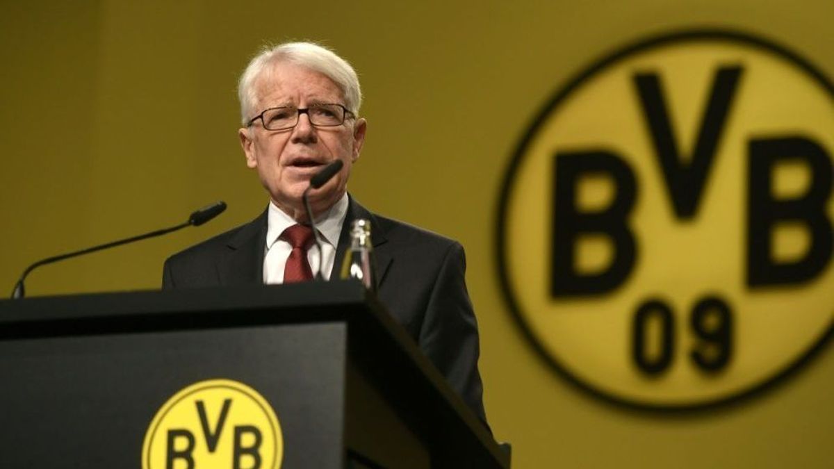 Borussia Dortmunds Präsident Reinhard Rauball