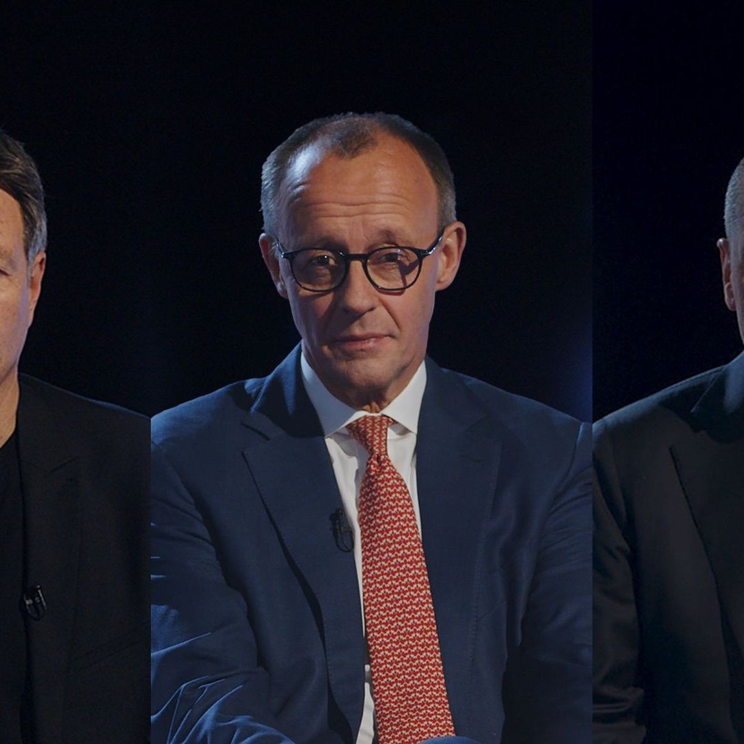 Robert Habeck, Friedrich Merz und Olaf Scholz - #PolitikUndAnstand