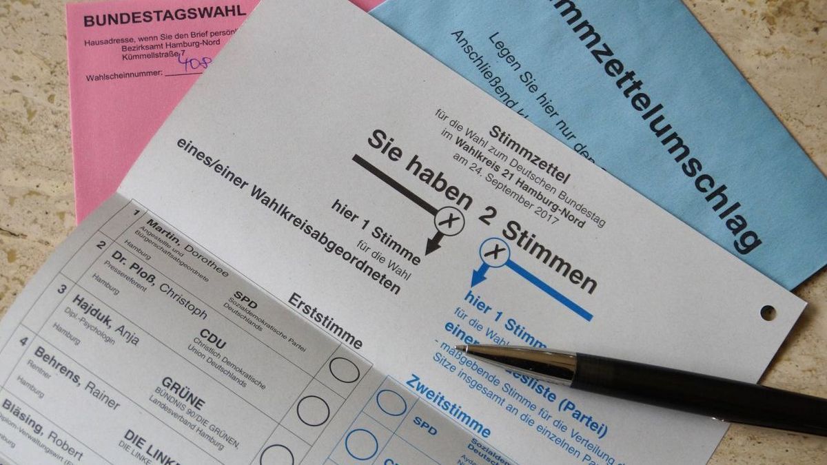 Briefwahl Wahlzettel Bundestagswahl 2021 Imago Chromorange Imago 0080870612 H