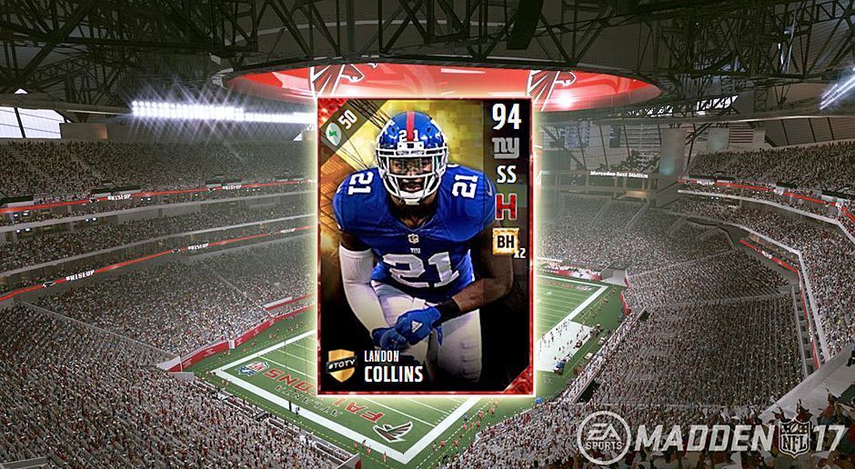 
                <strong>Strong Safety: Landon Collins</strong><br>
                Strong Safety: Landon CollinsTeam: New York GiantsGesamt-Stärke: 94
              