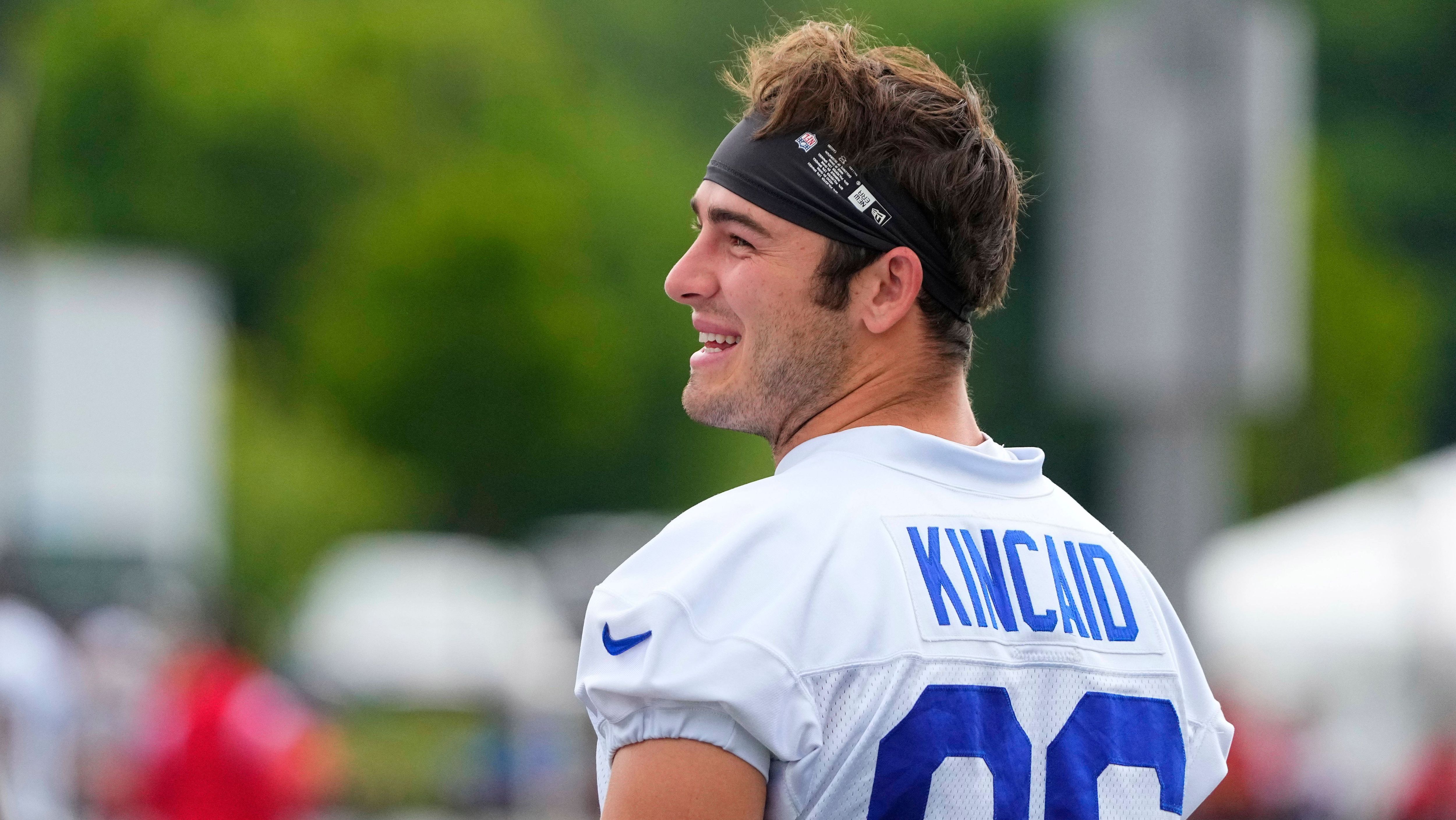 <strong>Dalton Kincaid (Tight End | Buffalo Bills)</strong><br>Dass Kincaid als erster Tight End und dann auch noch in der ersten Runde gezogen wurde, ist ein klares Zeichen dafür, was die Bills von ihm halten. Auch mit Dawson Knox im Kader sollte der Rookie viele Targets bekommen, die Bills werden vermutlich häufiger mit zwei Tight Ends spielen. Hier schlummert in späten Fantasy-Draft-Runden womöglich ein echter Schatz.