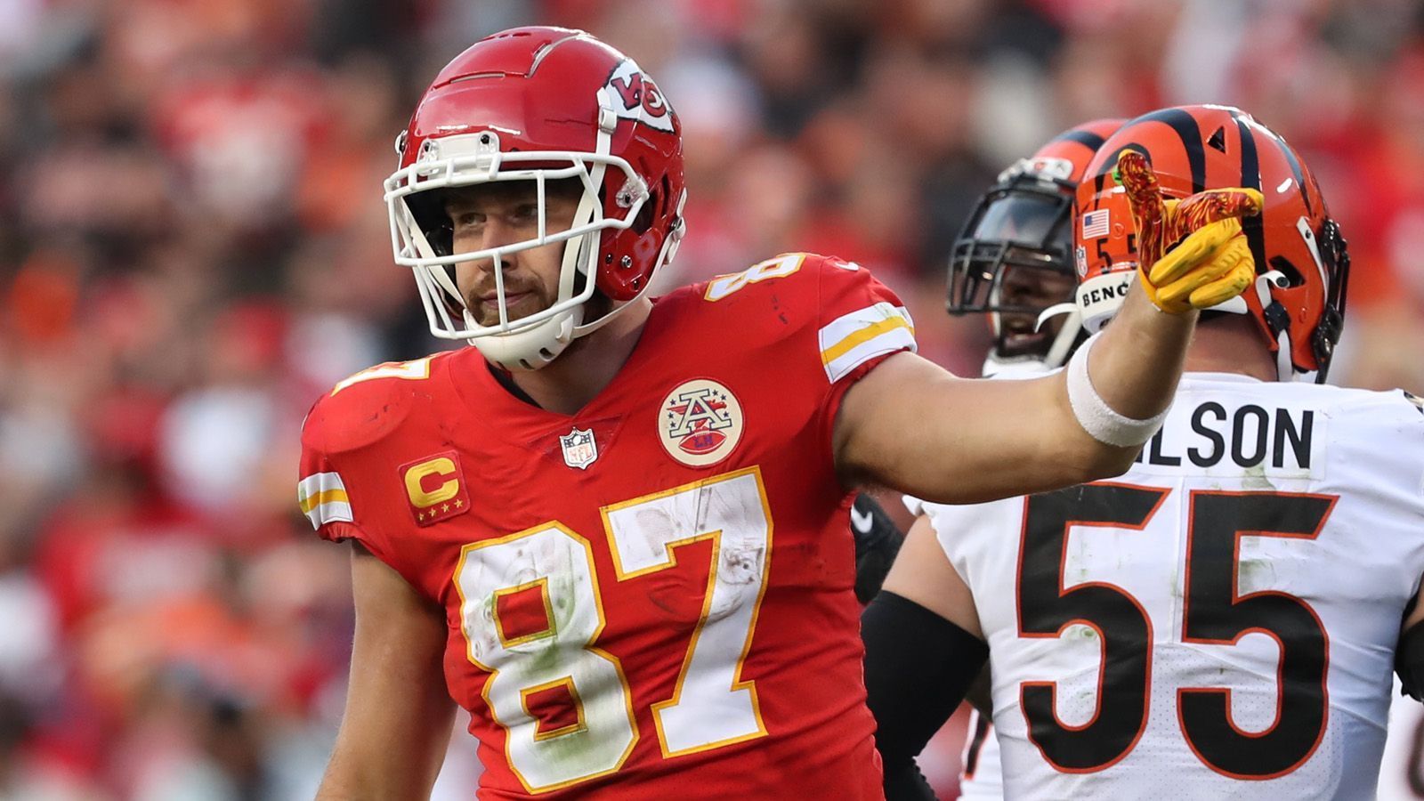 
                <strong>Platz 10: Travis Kelce</strong><br>
                &#x2022; Tight End<br>&#x2022; Kansas City Chiefs<br>
              