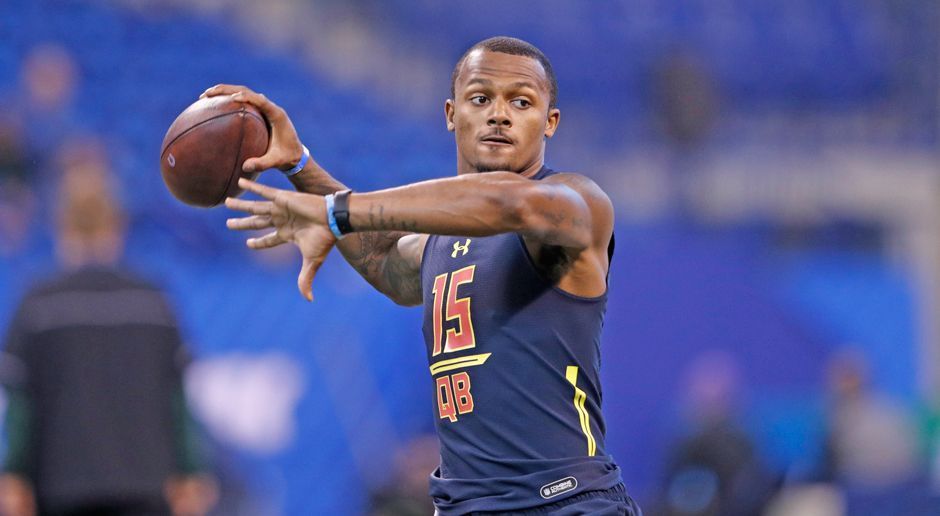 
                <strong>Pick 6 – New York Jets: Deshaun Watson (Quarterback, Clemson)</strong><br>
                Wann kommt endlich der Signal-Caller, der im Medienrummel des Big Apple zum neuen Franchise-Player avanciert? Vielleicht ja der Quarterback, der in den vergangenen zwei Jahren in den wichtigsten Spielen seiner College-Karriere (Championship Games gegen Alabama) unter den Augen des ganzen Landes durchschnittlich für 472 Yards sorgte und dabei auf insgesamt acht Touchdowns und nur eine Interception kam. Er wird seine Zeit brauchen, um sich auf eine NFL-Offense umzustellen. Aber zu Beginn der Saison haben die Jets ja noch Josh McCown. Watson bringt die Spielintelligenz und Führungsqualität, vor allem aber die Ruhe mit, um in New York zu bestehen.
              