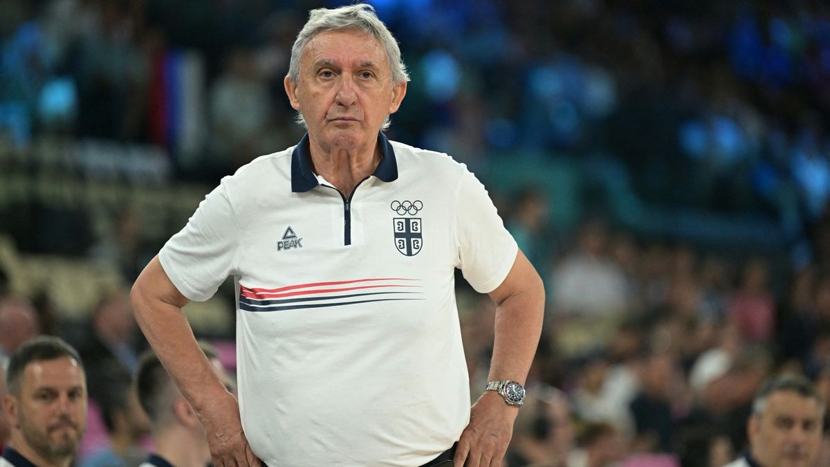 Serbiens Trainer Svetislav Pesic