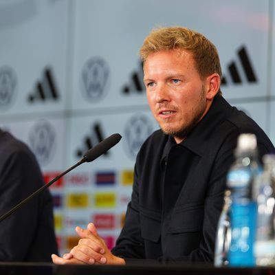 Neu-Bundestrainer Julian Nagelsmann neben DFB-Präsident Bernd Neuendorf