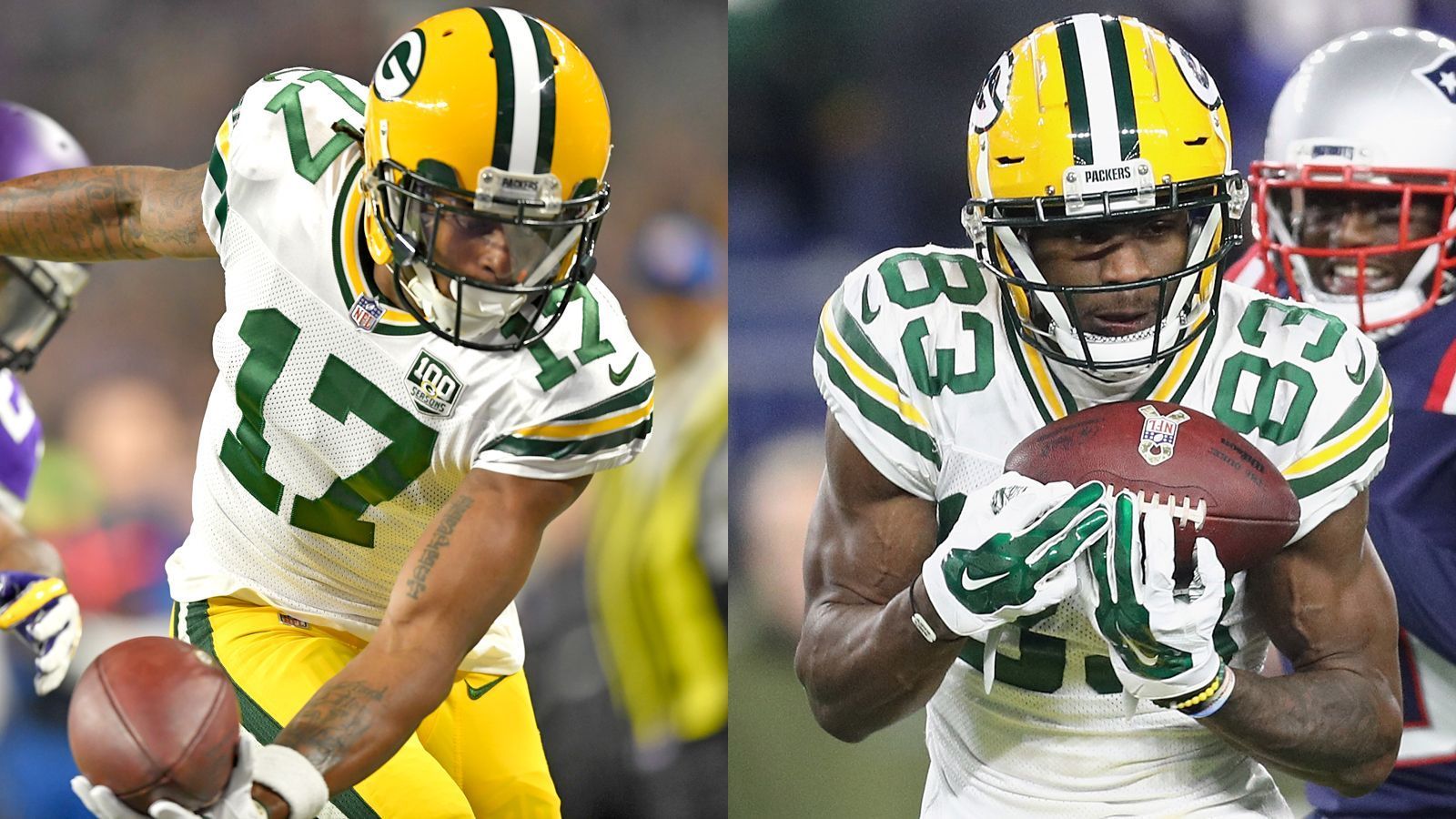 
                <strong>11. Platz: Green Bay Packers</strong><br>
                Davante Adams und Marquez Valdes-Scantling&#x2022; 1.435 Yards <br>&#x2022; 102 Receptions <br>&#x2022; 12 Touchdowns <br>
              