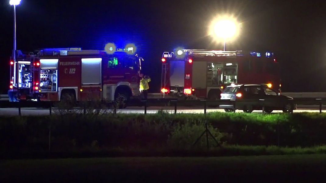 Autobahn 9 bei Brück in Brandenburg: Ermittelt wird wegen des Verdachts eines Tötungsdelikts gegen eine 40-jährige Frau.