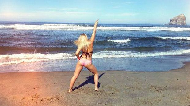 
                <strong>Paige VanZant</strong><br>
                Doch Paige VanZant ist nicht nur irgendein sexy Beach Babe.
              