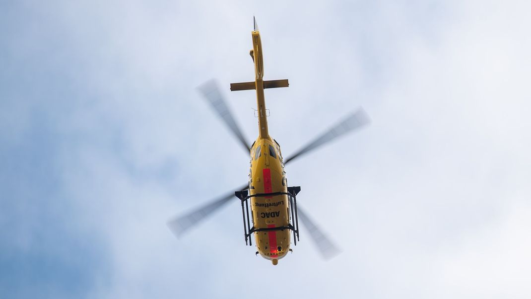 Eine Gokart-Tour endete für den Fahrer im Rettungshubschrauber.