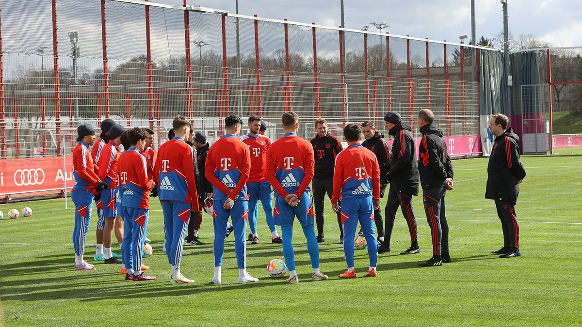 Thomas Tuchels erstes Training als Trainer des FC Bayern