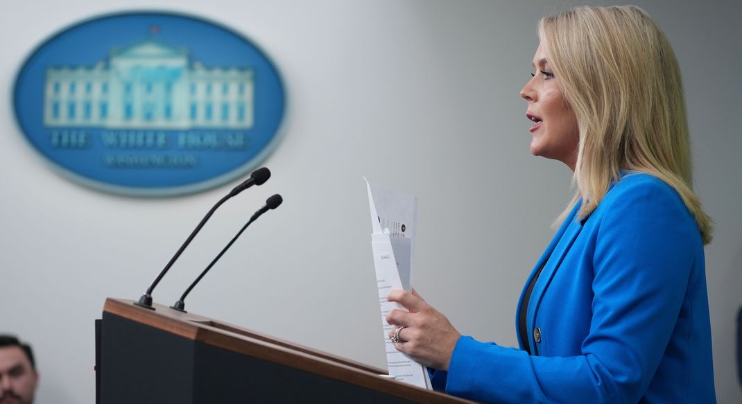 Trump-Sprecherin Karoline Leavitt.