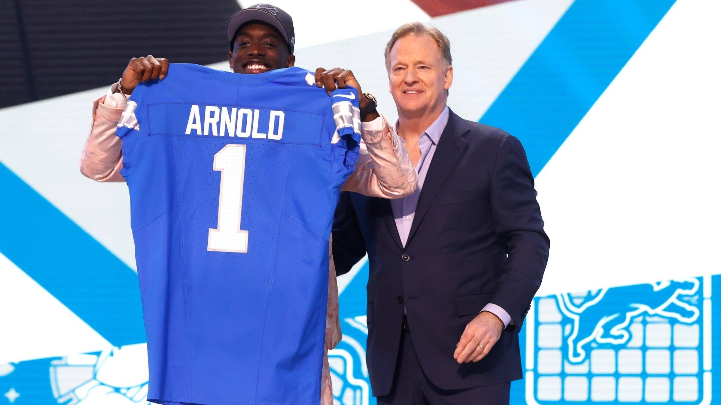 <strong>Pick 24: Terrion Arnold (Detroit Lions, CB)</strong><br>Trikotnummer: noch offen