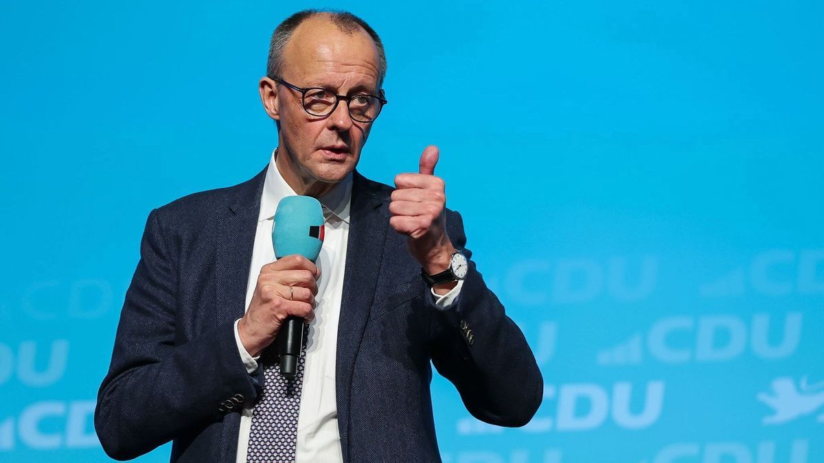 Friedrich Merz bei CDU Neujahrsempfang Künzelsau