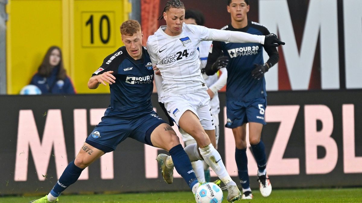 SC Paderborn gegen Hertha BSC