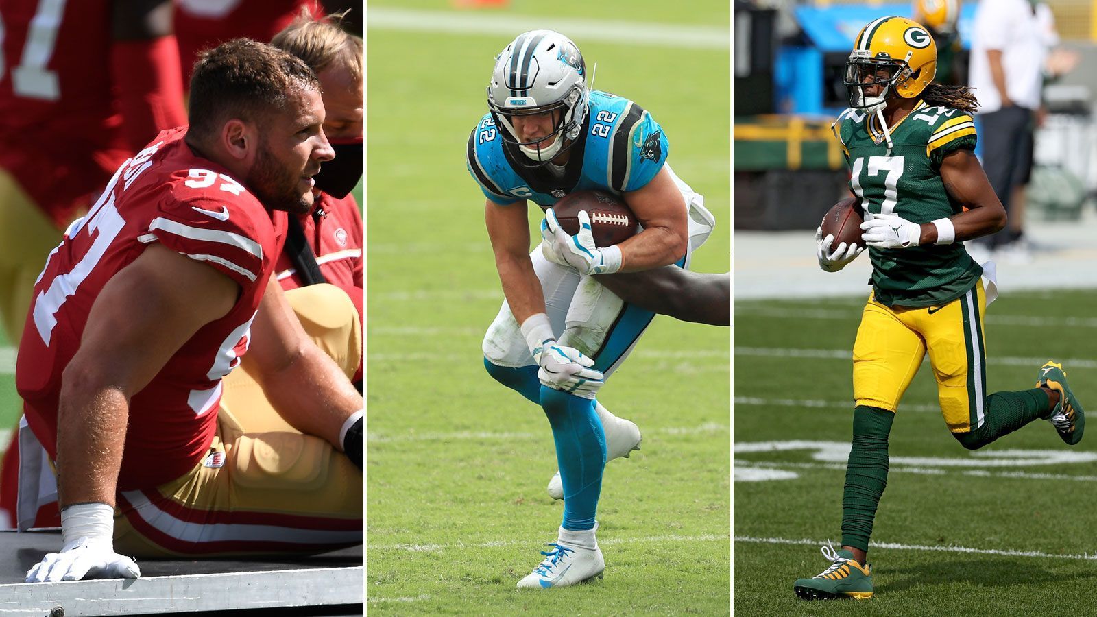 
                <strong>Week 2: Kein Spieltag wie jeder andere</strong><br>
                So etwas hat die NFL selten erlebt: Während den 13 Spielen am Sonntag verletzten sich im Minutentakt Spieler, auch die großen Stars wie Saquon Barkley und Jimmy Garoppolo blieben nicht verschont. ran.de verschafft euch einen Überblick über alle Spieler und ihre Verletzungen. 
              