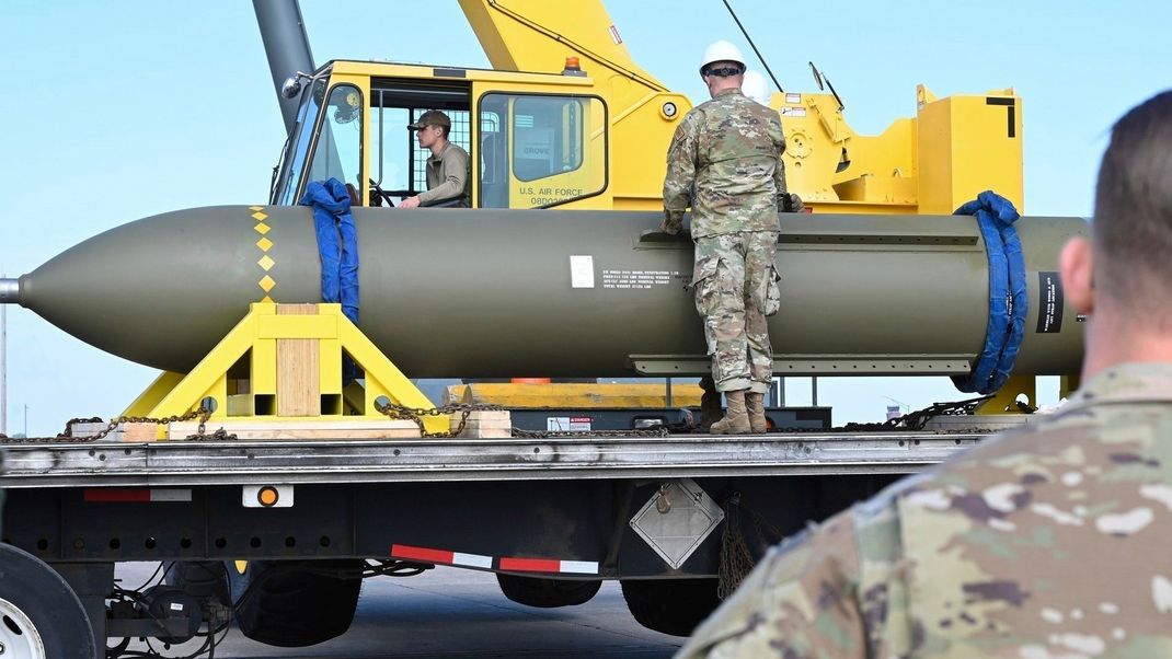 Die GBU-57 könnte bei einem militärischen Eingreifen der USA im Iran eine wichtige Rolle spielen.