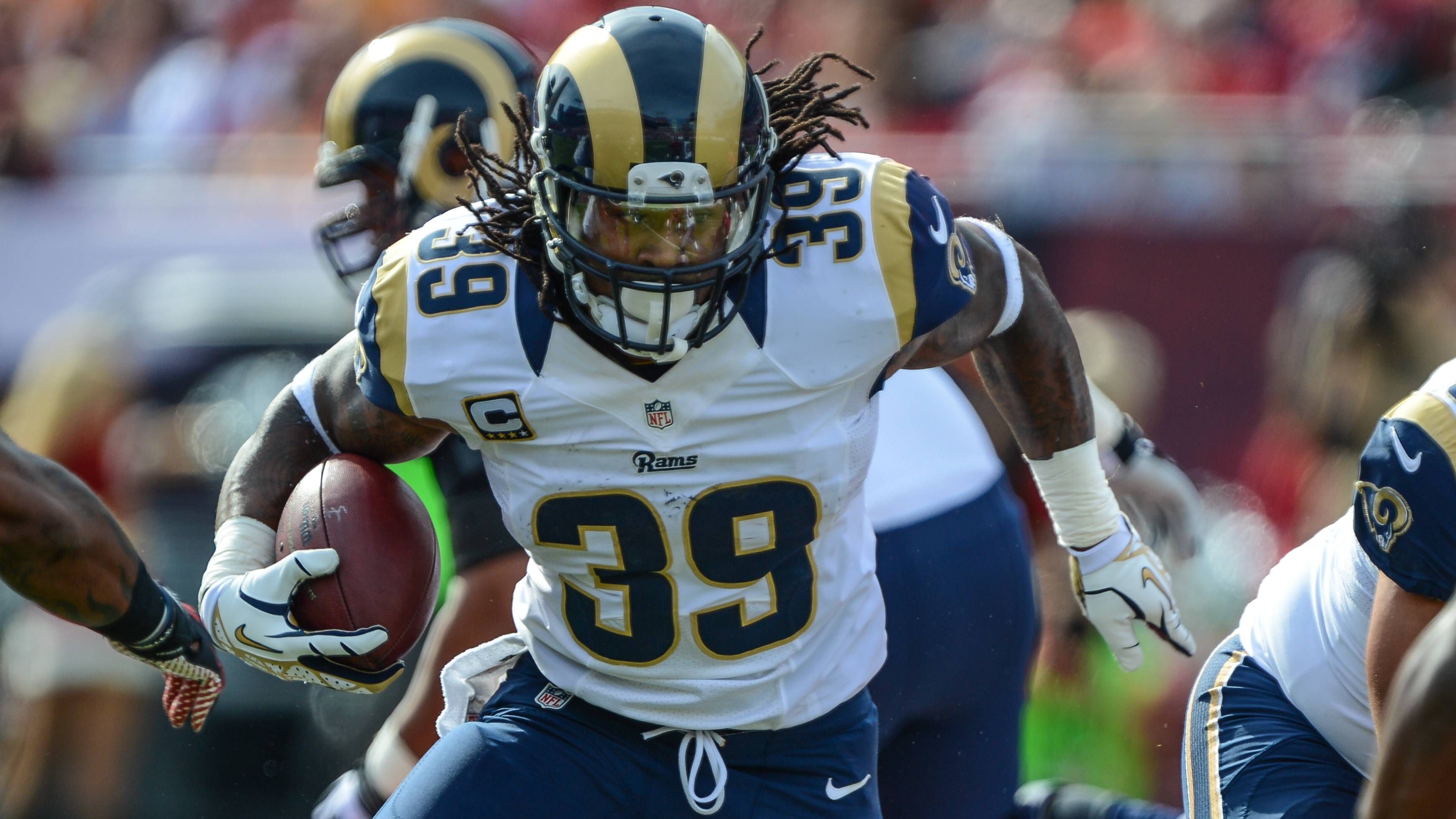 <strong>Los Angeles Rams - Steven Jackson</strong><br>Rushing-Yards: 10.138<br>Rushing-Touchdowns: 56<br>Jahre im Team: 9<br>Absolvierte Spiele: 131
