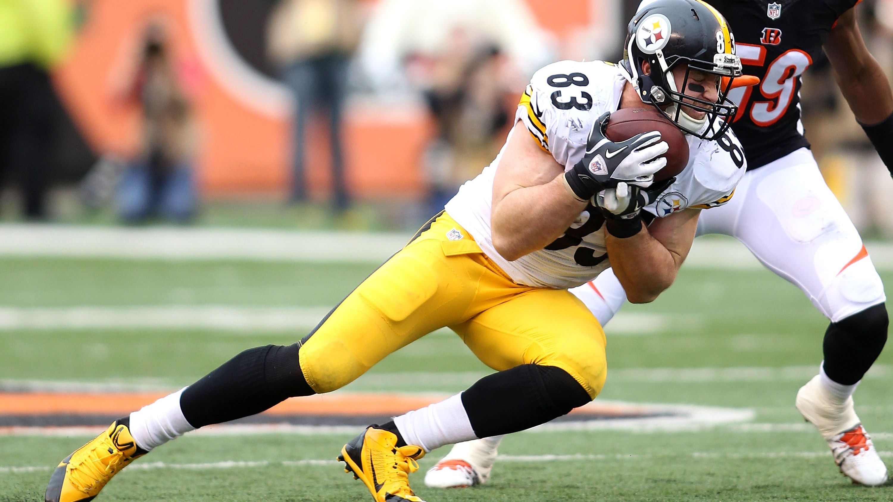 <strong>21. Platz: Heath Miller – 45,59 Millionen Dollar<br></strong>- Saisons aktiv: 2005-2015<br>- Teams: Pittsburgh Steelers