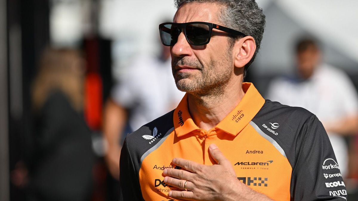 McLaren-Teamchef Andrea Stella im Formel-1-Fahrerlager 2025