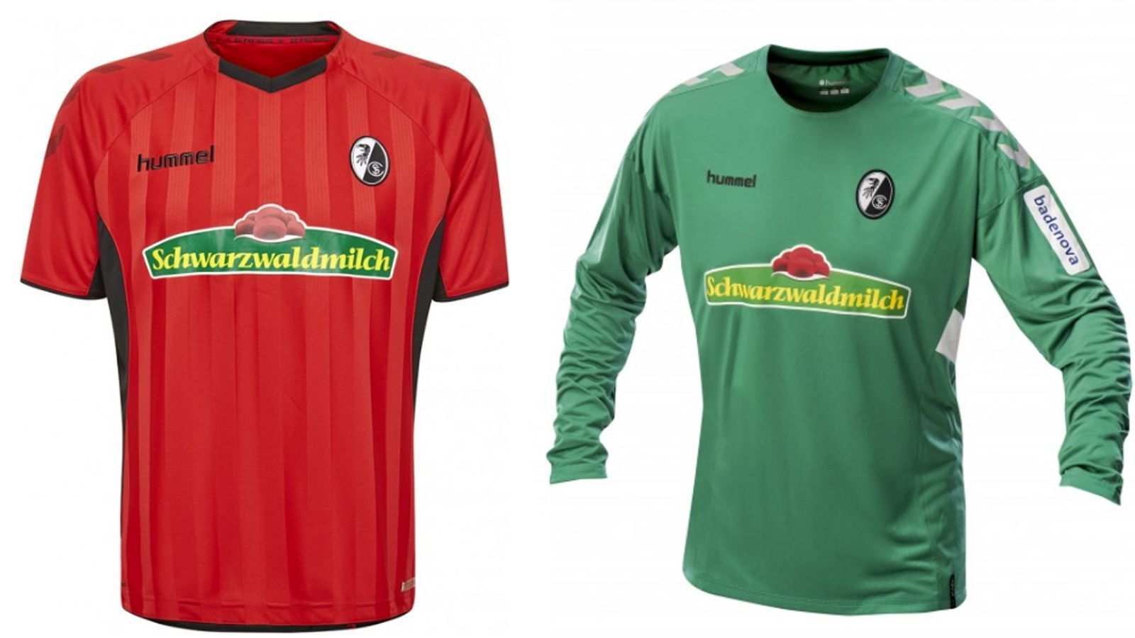 
                <strong>SC Freiburg</strong><br>
                Daheim hält der Sportclub hält an den roten Farben fest. Im Tor darf Alexander Schwolow wieder grün tragen.
              