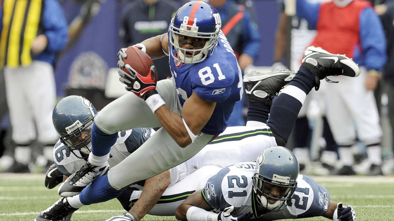 
                <strong>New York Giants – Amani Toomer</strong><br>
                &#x2022; 9.497 Receiving Yards<br>&#x2022; von 1996 bis 2008<br>
              