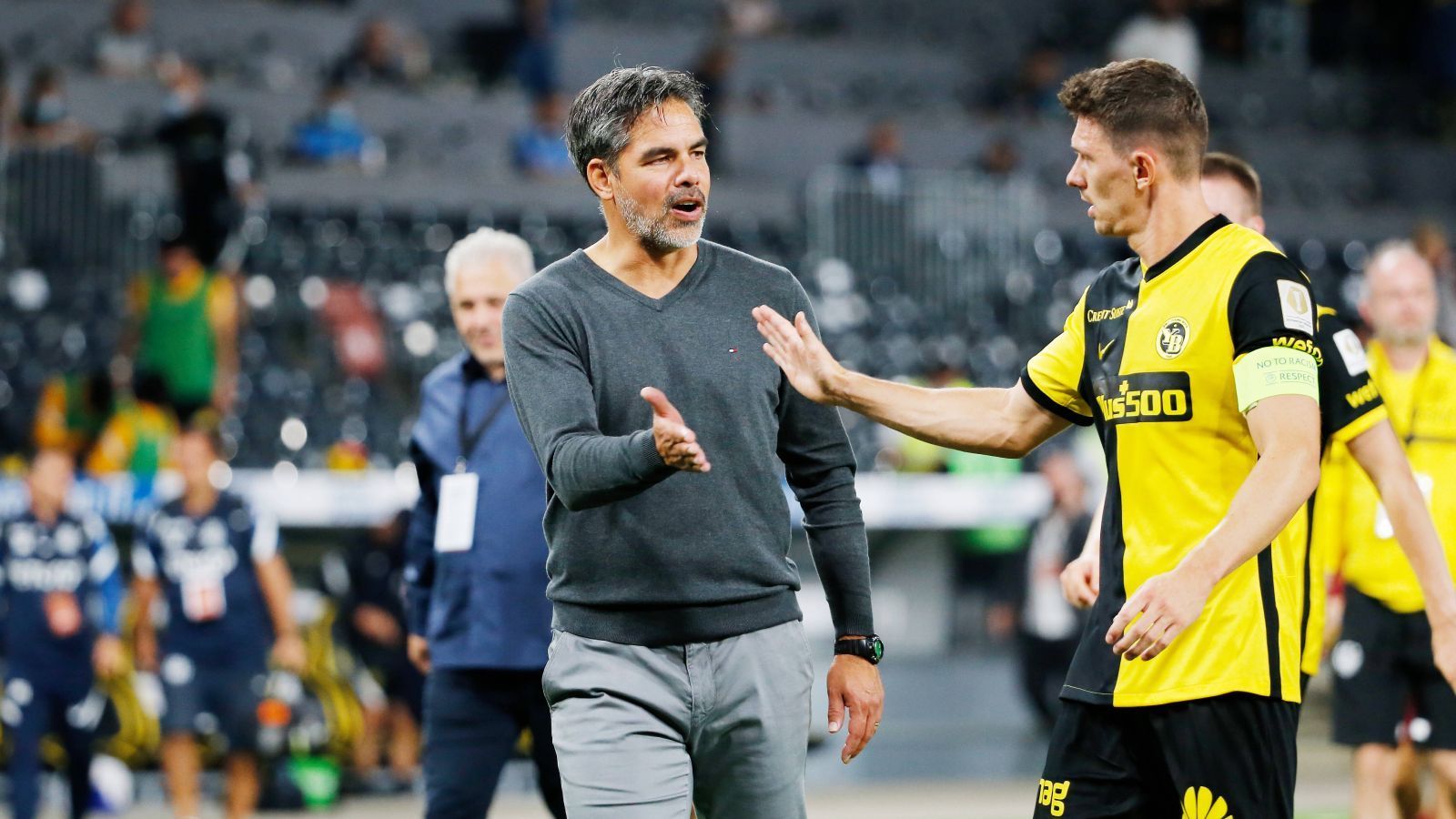 
                <strong>David Wagner (BSC Young Boys)</strong><br>
                Seit dieser Saison ist David Wagner Trainer der BSC Young Boys aus der Schweiz. Der Serienmeister aus der Alpenrepublik ist in der Liga schleppend gestartet (je ein Sieg, Remis und Niederlage), in der Champions League läuft es jedoch besser. Seit der 2. Runde spielt Bern in der Quali zur Königsklasse, bei den vier Spielen gab es zwei Heimsiege und zwei Auswärtsremis. Bei der letzten Hürde auf dem Weg zur Gruppenphase bekommen es die Young Boys in der Playoff-Runde mit dem ungarischen Meister Ferencvaros zu tun (heute ab 21 Uhr im Liveticker), die bisher größte Hürde für Wagner und sein Team.
              