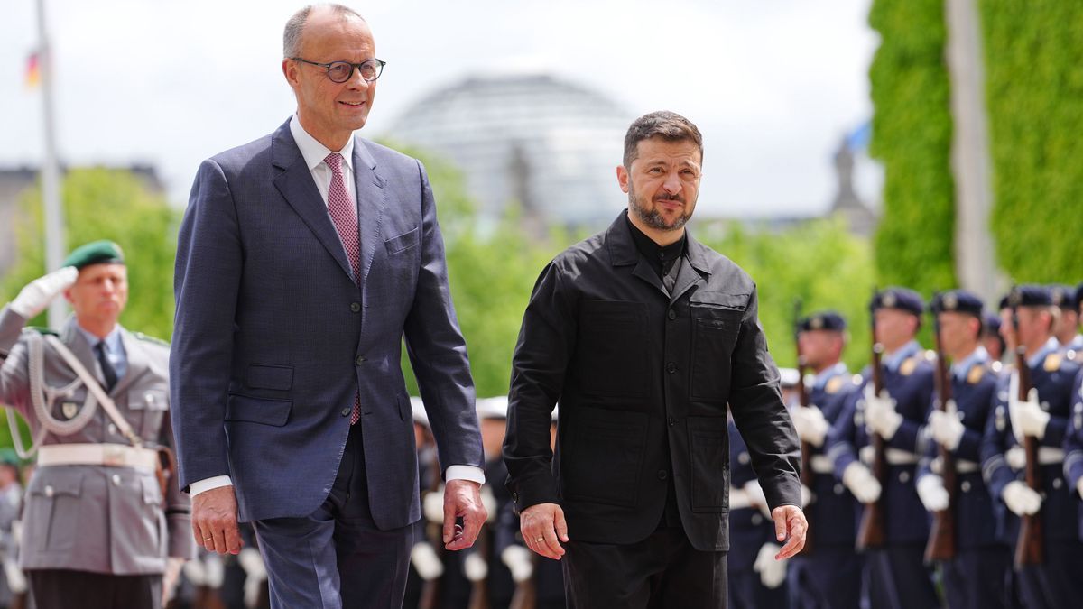 Friedrich Merz und Wolodymyr Selenskyj