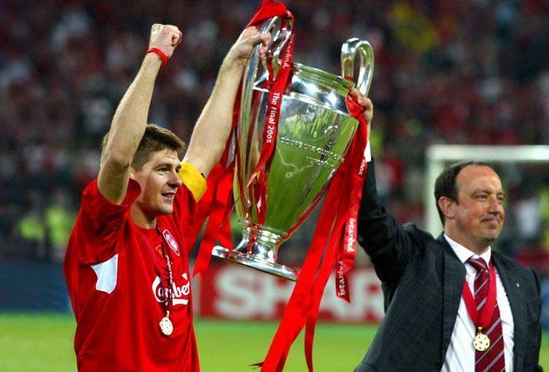 
                <strong>Steven Gerrard (2005)</strong><br>
                Der einzige Kapitän in einem Champions-League-Endspiel der letzten zehn Jahre, der anschließend dann von der UEFA zum "Man-of-the-Match" votiert wurde. Es war die packende Aufholjagd des FC Liverpool, die den 3:0-Vorsprung von AC Mailand noch umbiegen konnten.
              